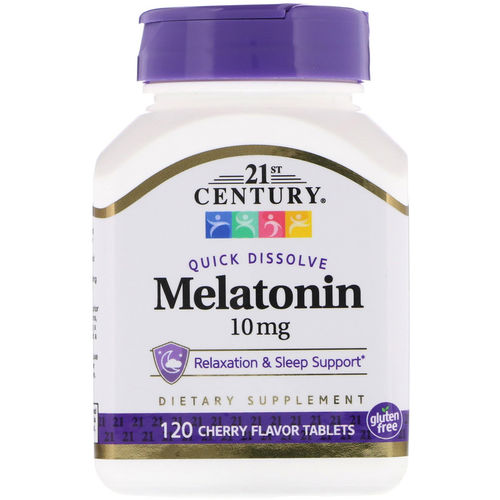 Melatönïnä 10mg - 120 Capsulas - Sabor Cereja