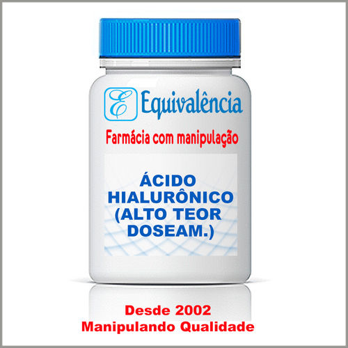 Melhorar Viço da Pele - Ácido Hialurônico (ALTO TEOR DOSEAM.) 100 Mg C/ 30 Cápsulas