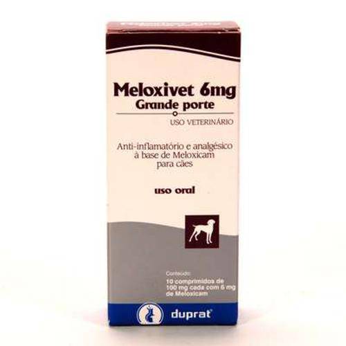Meloxivet 10 Comprimidos - 6mg
