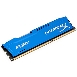 Memória 8GB (1x8GB) Kingston DDR3 1600MHz HyperX Fury Blue HX316C10F/8