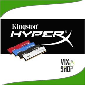 Memoria 8GB DDR3-1600MHz Kingston HyperX Fury Gamer - Preto