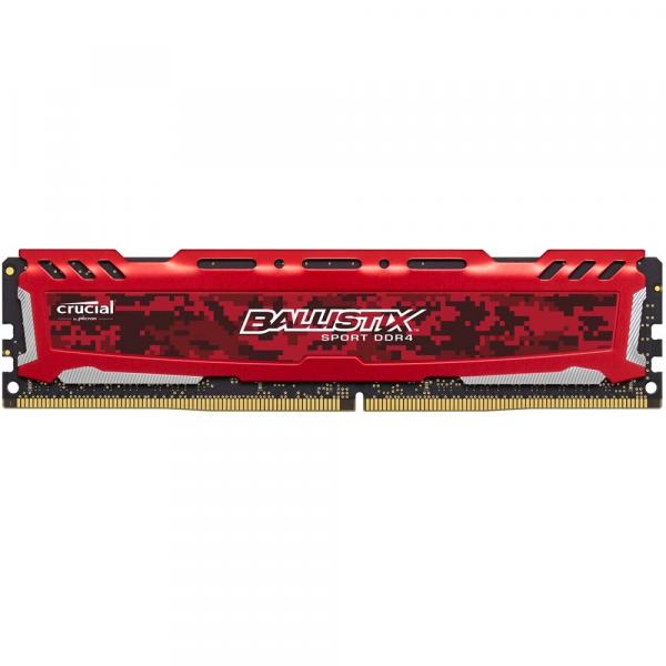 Memória Crucial Ballistix Sport LT 4GB 2400Mhz DDR4 CL16 Red