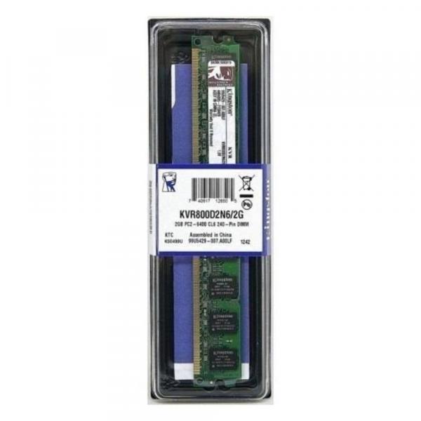 Memória DDR2 2GB 800 Mhz Kingston Desktop - KVR800D2N6/2GB