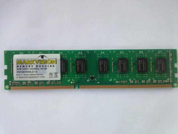 Memoria Desktop 8GB DDR3 1333 Mhz Markvision MVD38192MLD-13