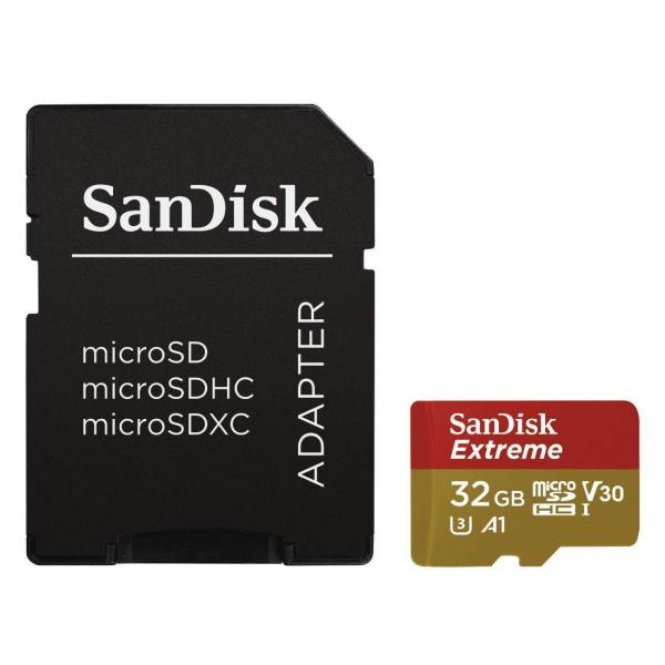 Cartão de Memória Sandisk Micro Sd Extreme Classe 10-32gb
