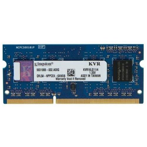 Memória Kingston 4GB DDR3L 1600Mhz para Notebooks