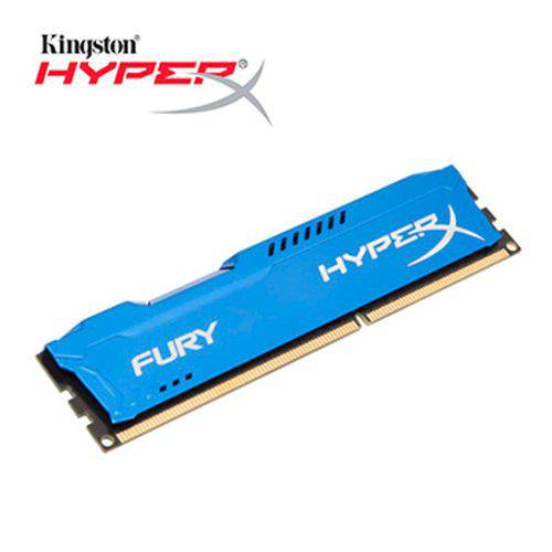 Tudo sobre 'Memória Kingston Hyperx Fury 8gb 1600mhz Ddr3 Blue Series'