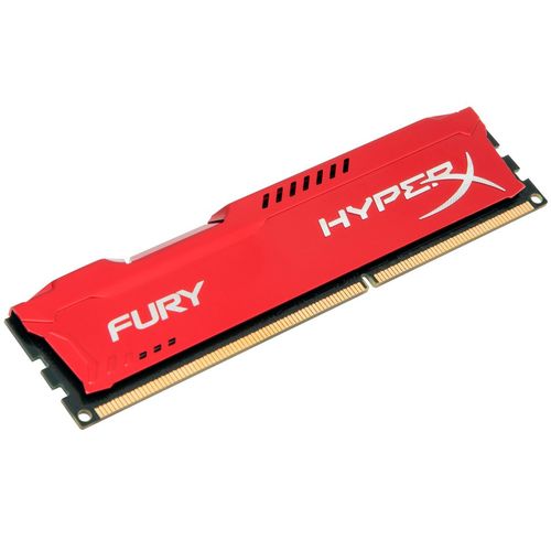 Memória Kingston HyperX Fury DDR3 4GB 1600MHz Vermelha