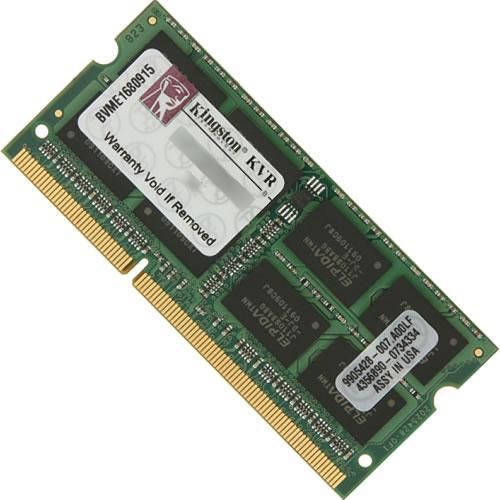 Memoria Kingston Notebook KVR16S11/8 - 8GB 1600MHZ DDR3 Non-Ecc CL11 Sodimm