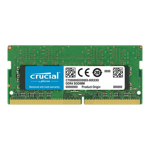 Memória Notebook DDR4 - 4GB / 2.400MHz 1.2V - CRUCIAL - CT4G4SFS824A