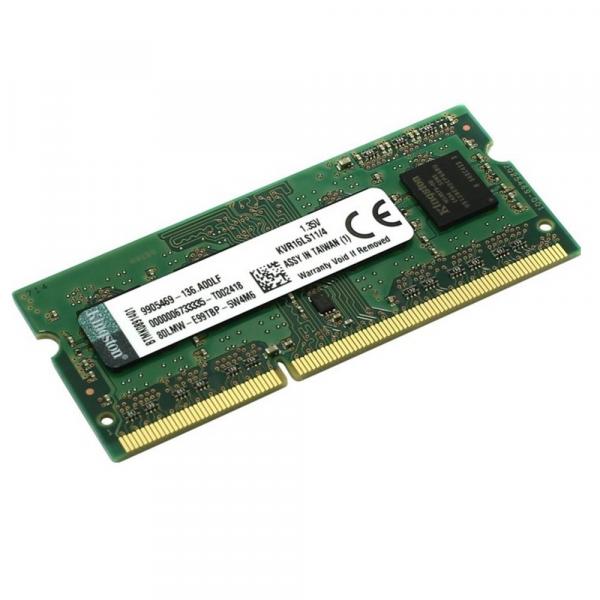 Memória Notebook Kingston DDR3, 4GB, 1600MHZ, DDR3L, CL11, SODIMM, Low Voltage 1.35V - KVR16LS11/4