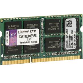 Memória para Notebook DDR3 8GB 1333MHz Kingston (KVR1333D3S9/8G)