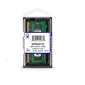 Memória para Notebook Kingston 4GB 1600Mhz DDR3 CL11 - KVR16LS11/4