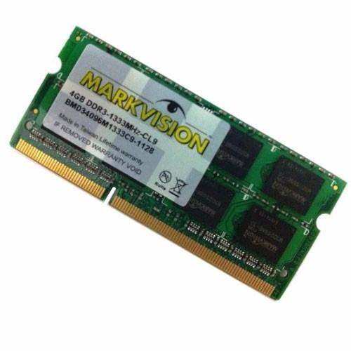 Tudo sobre 'Memória para Notebook Markvision 4GB DDR3 1333Mhz | MVD34096MSD-13 0082'
