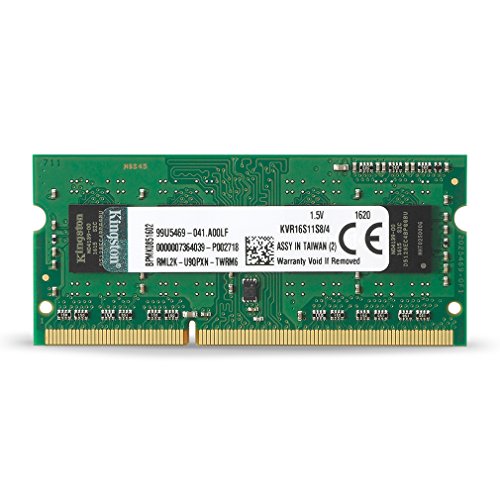 Tudo sobre 'Memoria RAM 4GB DDR3 1600Mhz para Notebook Kvr16s11s84 Kingston'