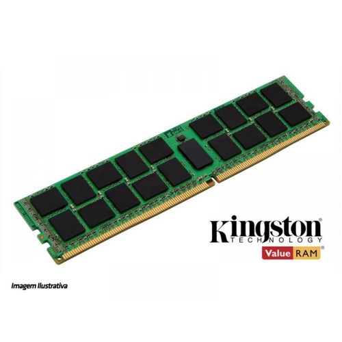 Memória Servidor Dell 4GB DDR4 2400Mhz CL17 ECC Dimm X8 1.2V Kingston KTD-PE424E/4G
