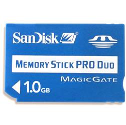 Tudo sobre 'Memory Stick PRO DUO 1GB - Sandisk'