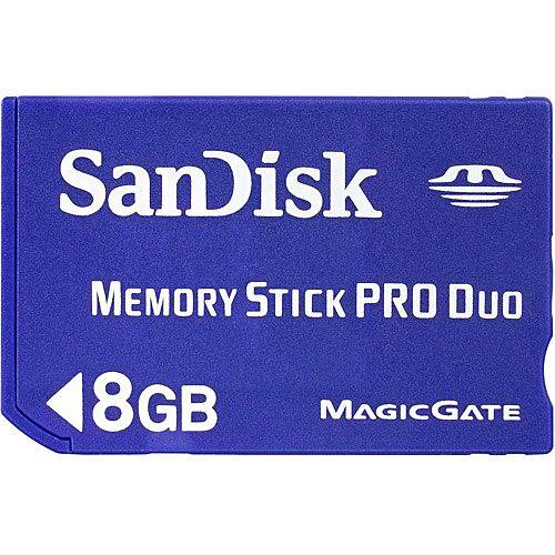 Memory Stick Pro Duo 8GB - Sandisk