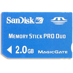 Memory Stick Pro Duo 2GB - Sandisk