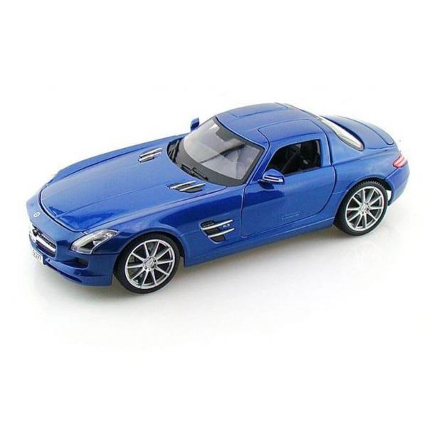 Mercedes Benz Sls Amg 1:18 Maisto Azul