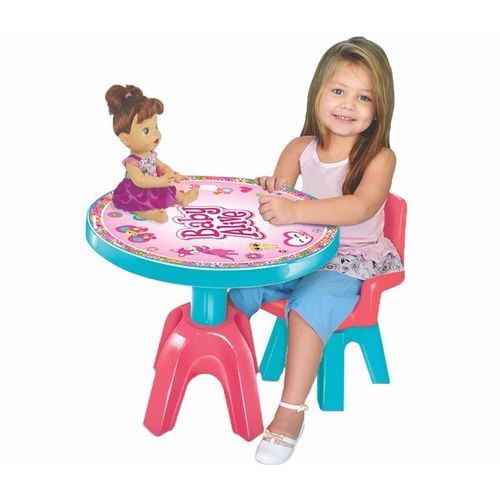 Mesa com Cadeira Baby Alive - Líder Brinquedos