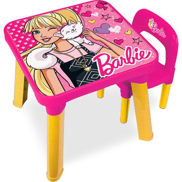 Mesa com Cadeira Barbie BB6000 69269 Fun Divirta-se