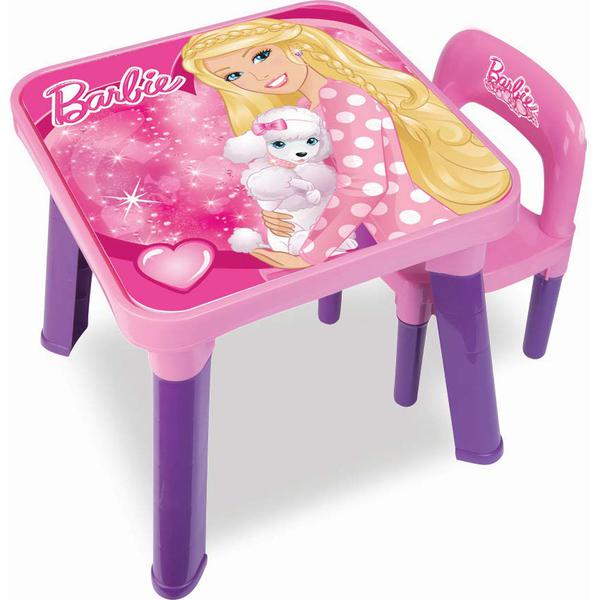 Mesa com Cadeira Barbie BB6000 Fun