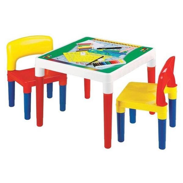 Mesa com Cadeira e Material Escolar Bell Toy