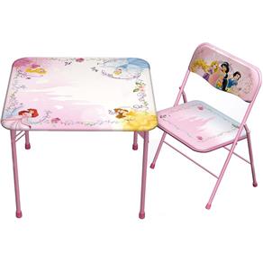 Mesa de Atividades com Cadeira Princesas Disney PR-MB1S - Fun