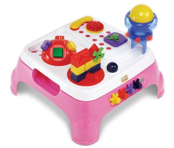 Mesa de Atividades Maxi com Som - Rosa - Magic Toys