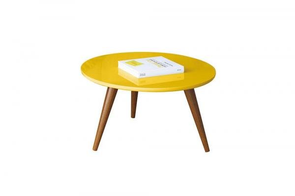 Mesa de Centro Sorelle - Amarelo - HB Móveis