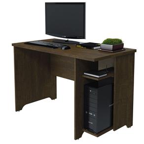 Mesa de Computador Escrivaninha Ideal para Estudo e Escritório - Marrom