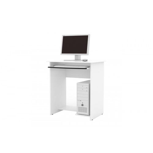 Mesa de Computador Prática com Gaveta - Branco - Ej Móveis