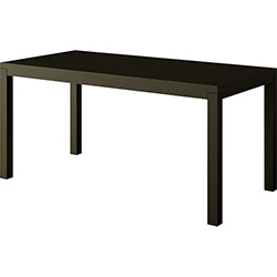 Mesa de Jantar 160 Copacabana Preta (76x160x80cm) - Orb