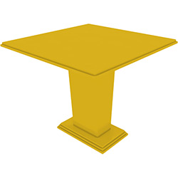 Mesa de Jantar Color 85x85cm Amarelo Laca - Vtec