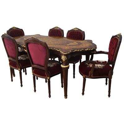 Mesa de Jantar com 6 Cadeiras Vernazza - Not Defined