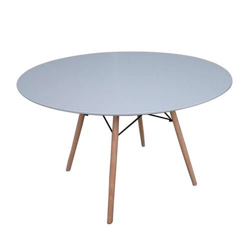 Tudo sobre 'Mesa de Jantar Redonda Eames Premium Cinza 120 Cm'