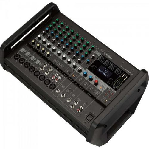Mesa de Som Analógico Amplificado EMX7 Preto YAMAHA