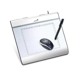 Mesa Digitalizadora Genius 31100060101 Mousepen I608X 8X6 5120 Lpi/1024 Niveis + Mouse Usb
