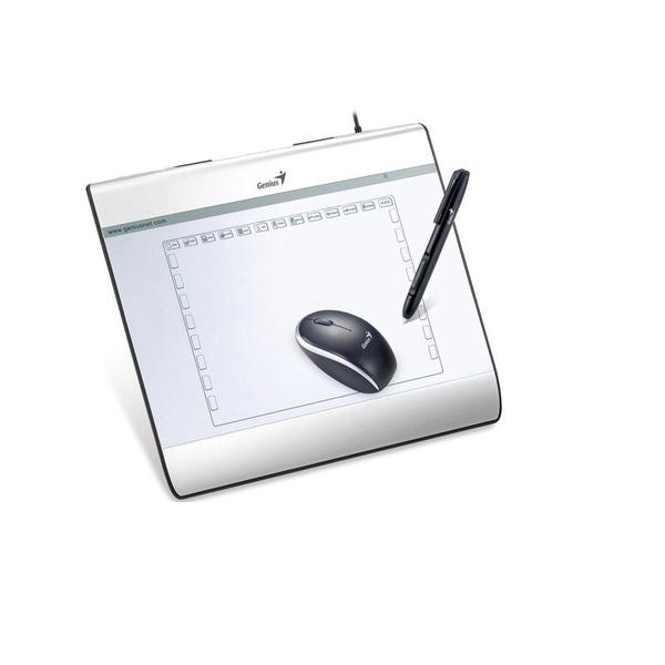 Mesa Digitalizadora Genius Mousepen 31100060101 I608X 8X6 5120 LPI/2048 Niveis + Mouse USB