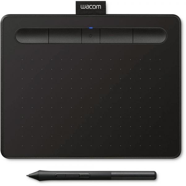 Mesa Digitalizadora Wacom Intuos Pequena com Bluetooth/cor Preta - CTL4100WLK0