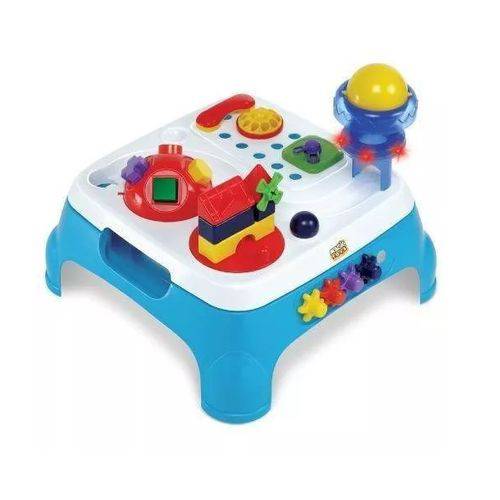 Mesa Educativa Infantil Maxi Atividades Azul Magic Toys