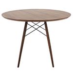 Mesa Eiffel Eames Wood Redonda 80/70/60 Cm