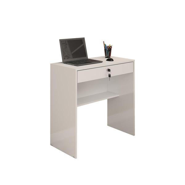 Mesa Escrivaninha Branca para Computador Andorinha JCM Movelaria