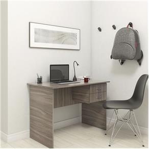 Mesa Escrivaninha para Escritório e Computador Modelo 01 com 02 Gavetas - Drw Móveis - MARROM CACAU