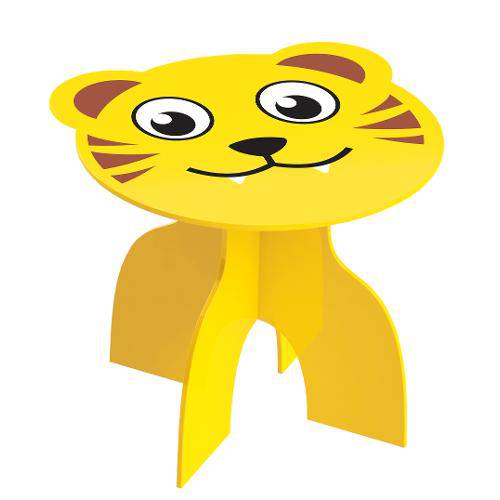 Tudo sobre 'Mesa Infantil Animalkids, Tiger Cor Amarelo'