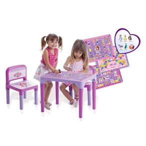 Mesa Infantil com Cadeiras da Princesinha Sofia - Multibrink