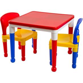 Mesa Infantil de Atividades Multifuncional Brink com Duas Cadeiras