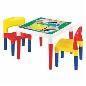 Mesa Infantil Escolar com Duas Cadeiras 9068 Bell Toy