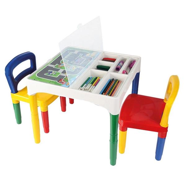 Mesa Infantil Escolar com Duas Cadeiras - Bell Toy